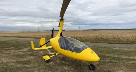 gyrocoptere ferme Calidus Base aérienne de Thoiry