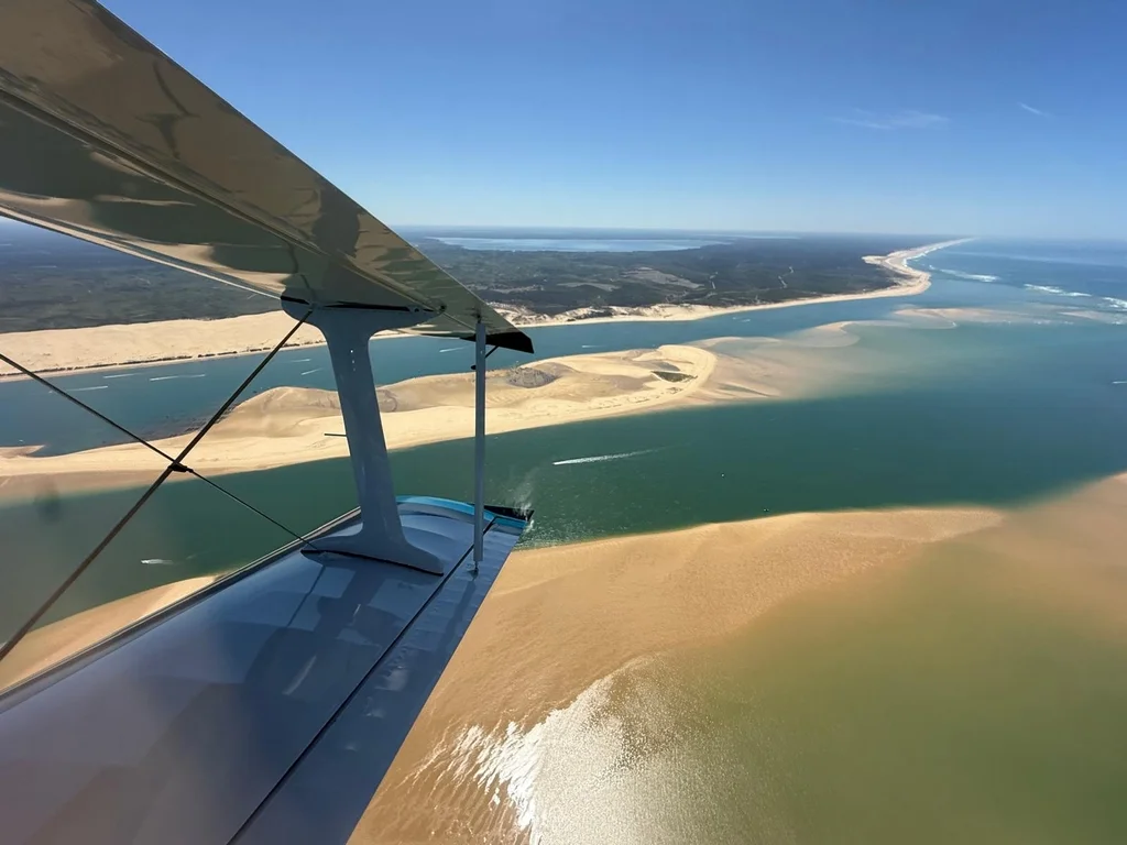  Aérodrome d’Andernos-les-Bains dune pila et banc argin