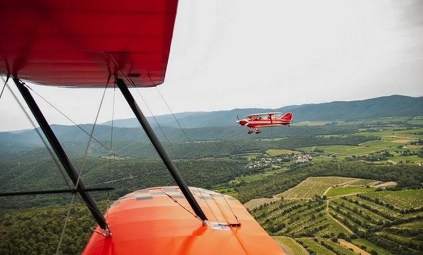 Aérodrome de Cuers Vol patrouille FK12-comet